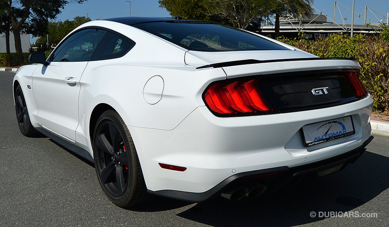 Ford Mustang 2019 GT Premium 5.0 V8 GCC, 0km w/ 3Yrs or 100K km Warranty + 60K km Service @ Al Tayer