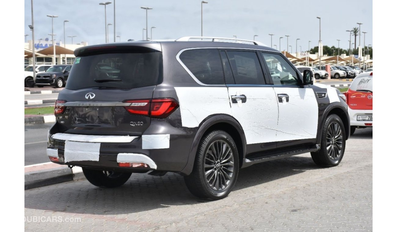 إنفينيتي QX80 BLACK EDITION | FULLY LOADED WITH CAPTAIN SEATS | NEW