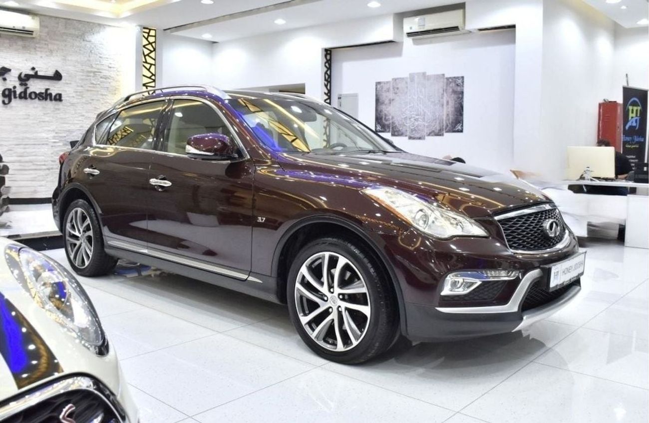 إنفينيتي QX50 EXCELLENT DEAL for our Infiniti QX50 ( 2017 Model ) in Burgundy Color GCC Specs
