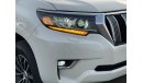 تويوتا برادو 03/2016 Pearl White AT 2.8L 4WD Diesel Sunroof [RHD] 38k Driven Premium Condition