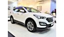 Hyundai Santa Fe Amazing Hyundai SantaFe 4WD 2015 Model!! in White Color! GCC Specs