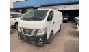 Nissan Urvan standard roof panel van with agency warranty , VAT inclusive