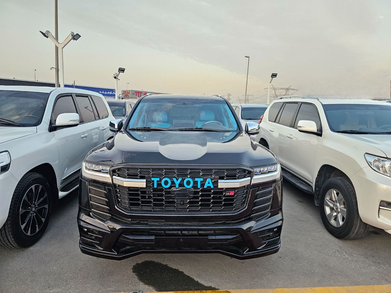 Toyota Land Cruiser VXR Modified to 2024 GR SPORT 5.7L V8 Petrol Engine Automatic Gear 4WD 7 Seats 5 Doors