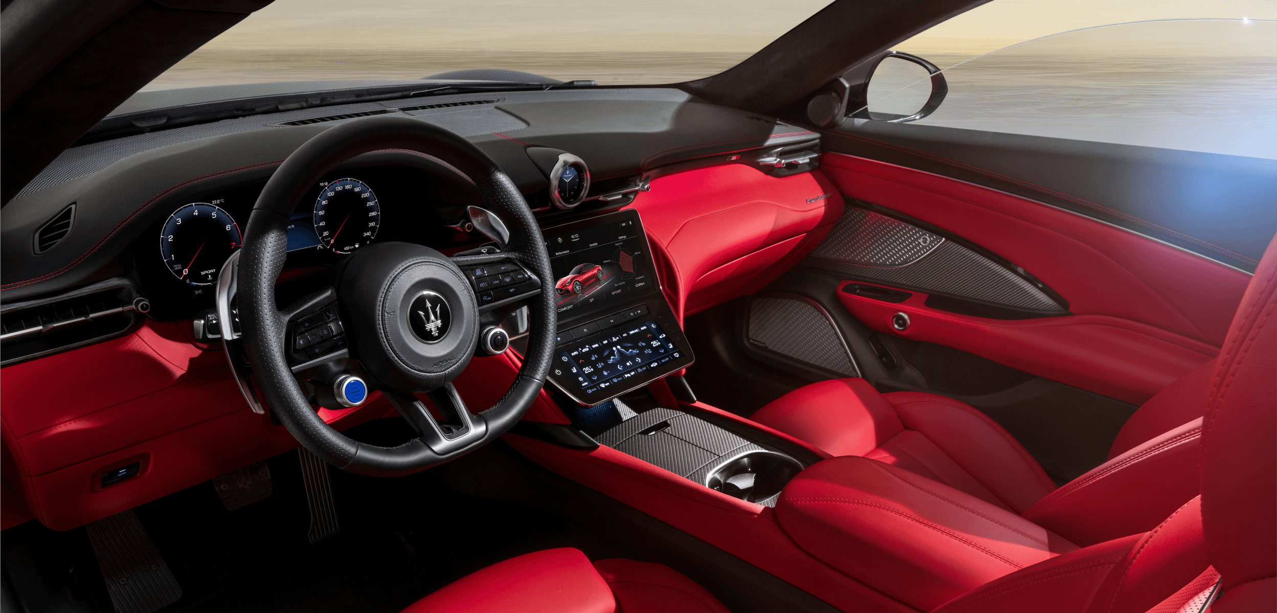 مازيراتي جران كابريو interior - Cockpit