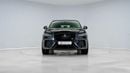 جاكوار F بيس Special Offer | AED 4,807 PM | Super Low KM, Warranty, Service Oct 2028 | F Pace P550 SVR