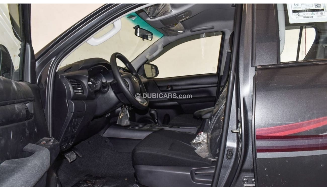 تويوتا هيلوكس 2023 Toyota Hilux 4x4 Double Cabin 2.4L Low Option Diesel AT | Grey inside black