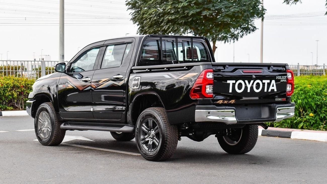 تويوتا هيلوكس GLX Diesel ECTAGR008 – 2026 Toyota Hilux Double Cab High Options – 2.4L Diesel Auto – Black with Black Interior