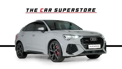 Audi RSQ3 STD Sportback-Premium Leather Interior-Red Interior Inserts-Carbon Fiber Trim-GCC-Full service Histo