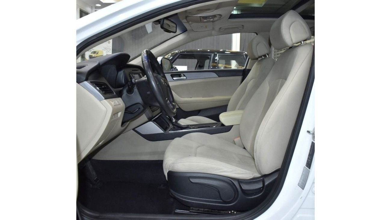 هيونداي سوناتا EXCELLENT DEAL for our Hyundai Sonata ( 2017 Model ) in White Color GCC Specs