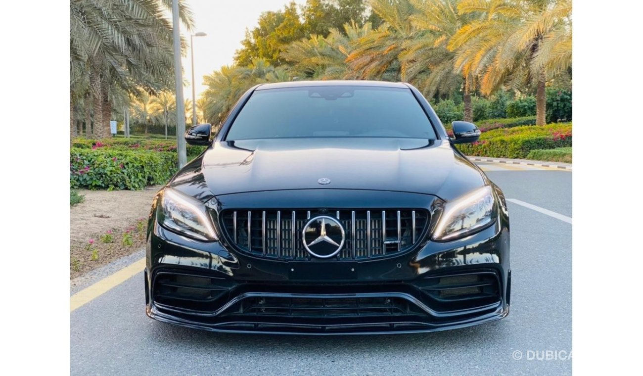 مرسيدس بنز C 63 AMG مرسيدس بنز C63S خليجي فل ابشن بحاله ممتازه ايديشن 1خليجي