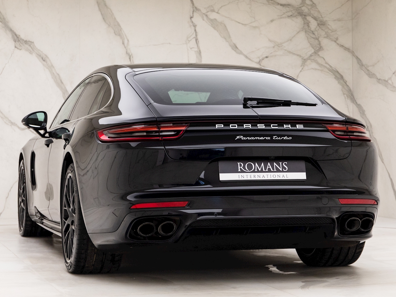 Porsche Panamera Turbo exterior - Rear Right Angled