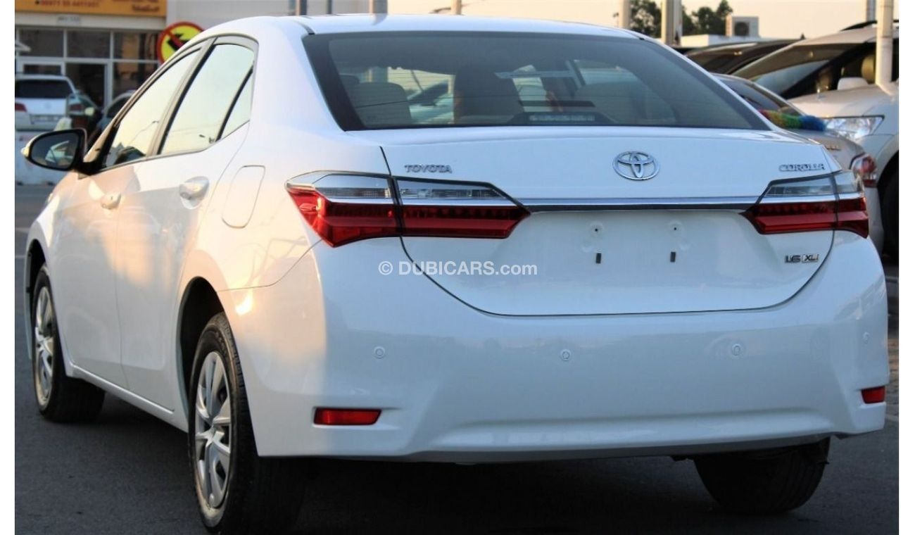 تويوتا كورولا XLI تويوتا كرولا 2019 ابيض خليجي  1.6 بحالة ممتازة بدون حوادث