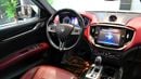 Maserati Ghibli BEST WHITE S Q4 V6 || TOP RANGE || GCC || RED INTERIOR || ACCIDENT FREE ||