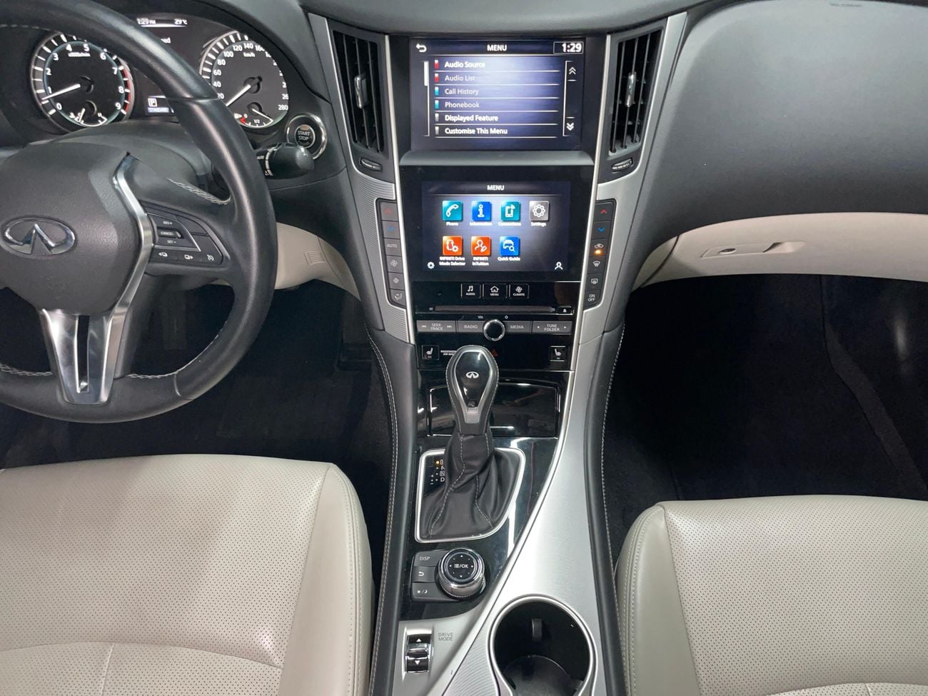 Infiniti Q50 LUXE 2024 | AED 1262/Month | 0 DP | 30 Day Return | Warranty | Service History