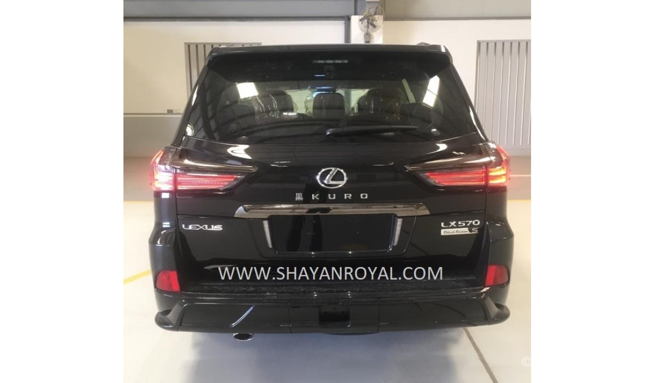 لكزس LX 570 BLACK EDITION KURO 5.7L V8 2021MY ( Export Only ) Not for sale in GCC Country