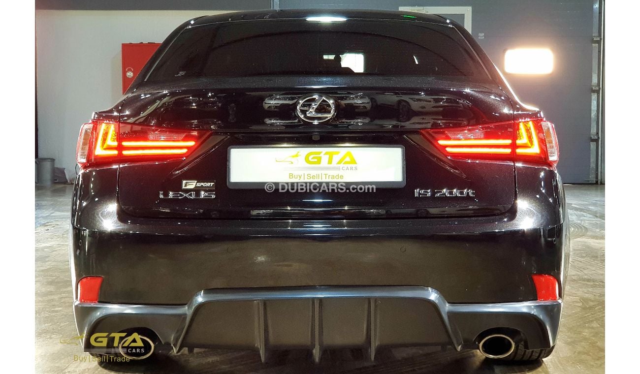 Lexus IS 200 t F-Sport, Warranty, Full Service History, GCC