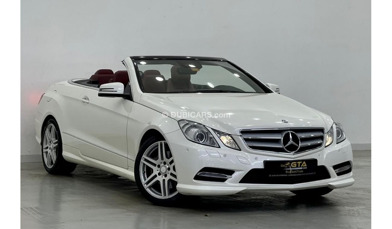 Mercedes-Benz E 350 Std 2013 Mercedes-Benz E350 Convertible, Full Mercedes History, Low kms, GCC