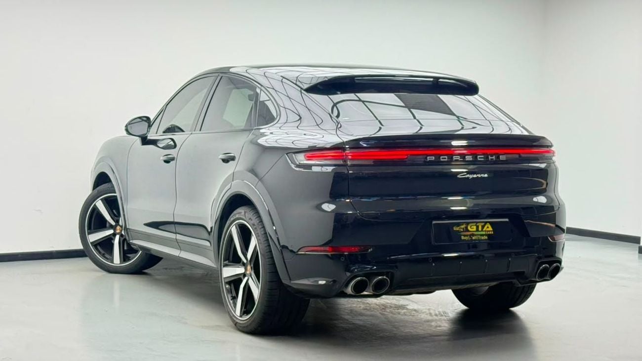 بورش كايان STD 2025 Porsche Cayenne Coupe, 2027 Porsche Warranty + Service Pack, Full Porsche Service History, 