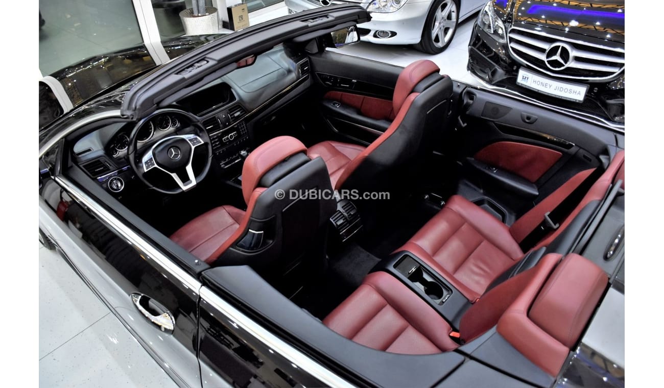 Mercedes Benz E350 EXCELLENT DEAL for our Mercedes Benz E350 CONVERTIBLE ( 2013 Model ) in Black Color GCC Specs