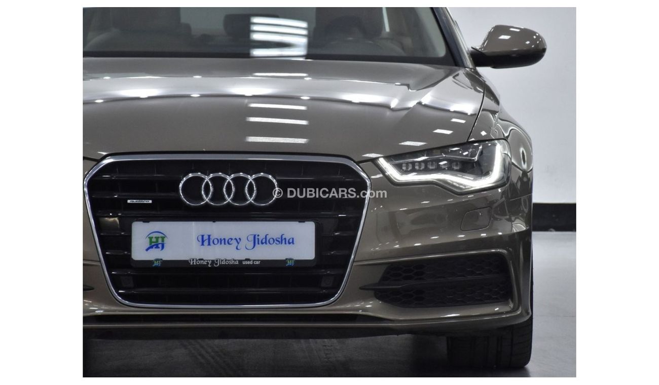 Audi A6 EXCELLENT DEAL for our Audi A6 S-Line 50TFSi QUATTRO ( 2015 Model ) in Brown / Beige Color GCC Specs