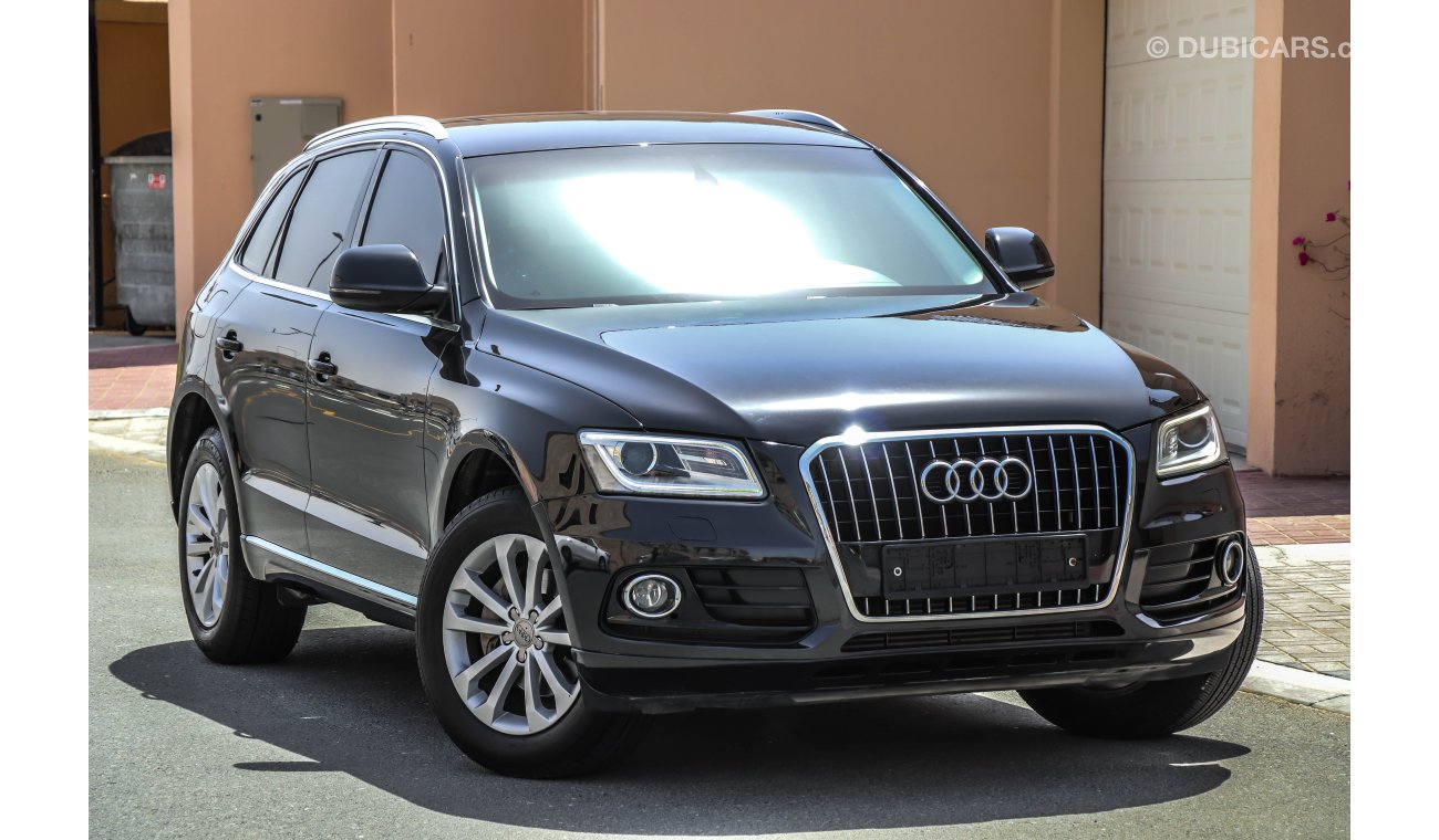 Audi Q5 2.0L 2014 ) GCC under Warranty with Zero Down-Payment.