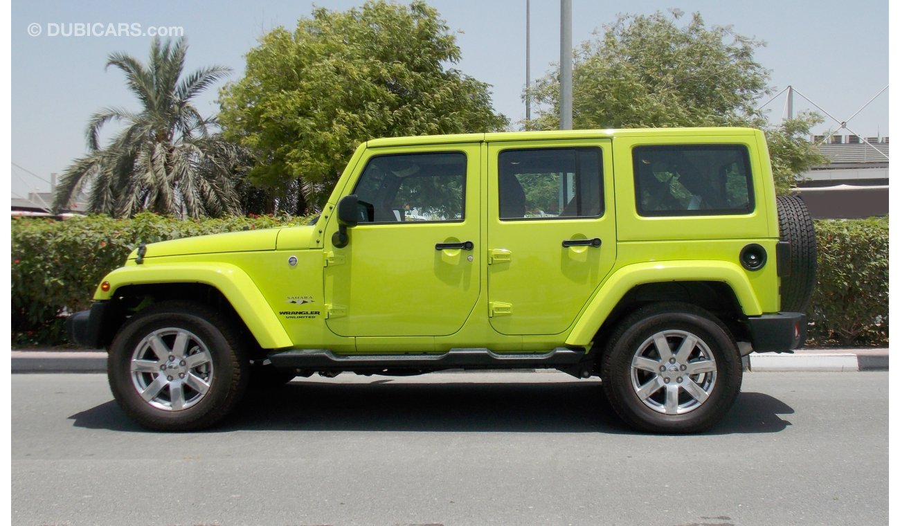 Jeep Wrangler Brand New 2016  SAHARA UNLIMITED 3.6L V6 GCC With 3 Yrs/60000 km AT the Dealer