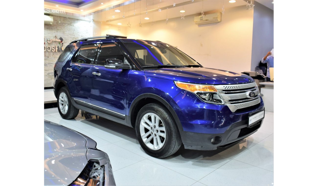 فورد إكسبلورر EXCELLENT DEAL for our Ford Explorer XLT 4WD ( 2013 Model! ) in Blue Color! GCC Specs