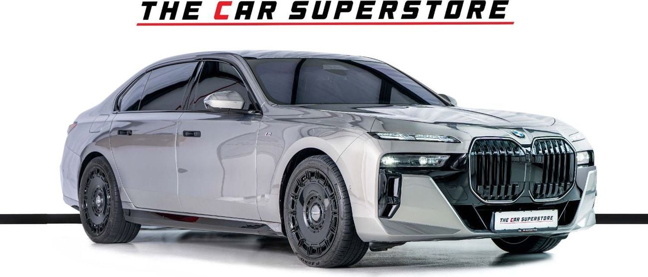 BMW M760Li GCC-1 Owner-Abu Dhabi Motors Warranty Service Contract Until 07/2030