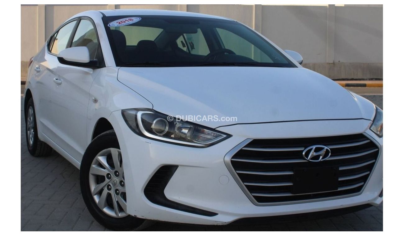 Hyundai Elantra GL Hyundai Elantra 2018 GCC in excellent condition without accidents