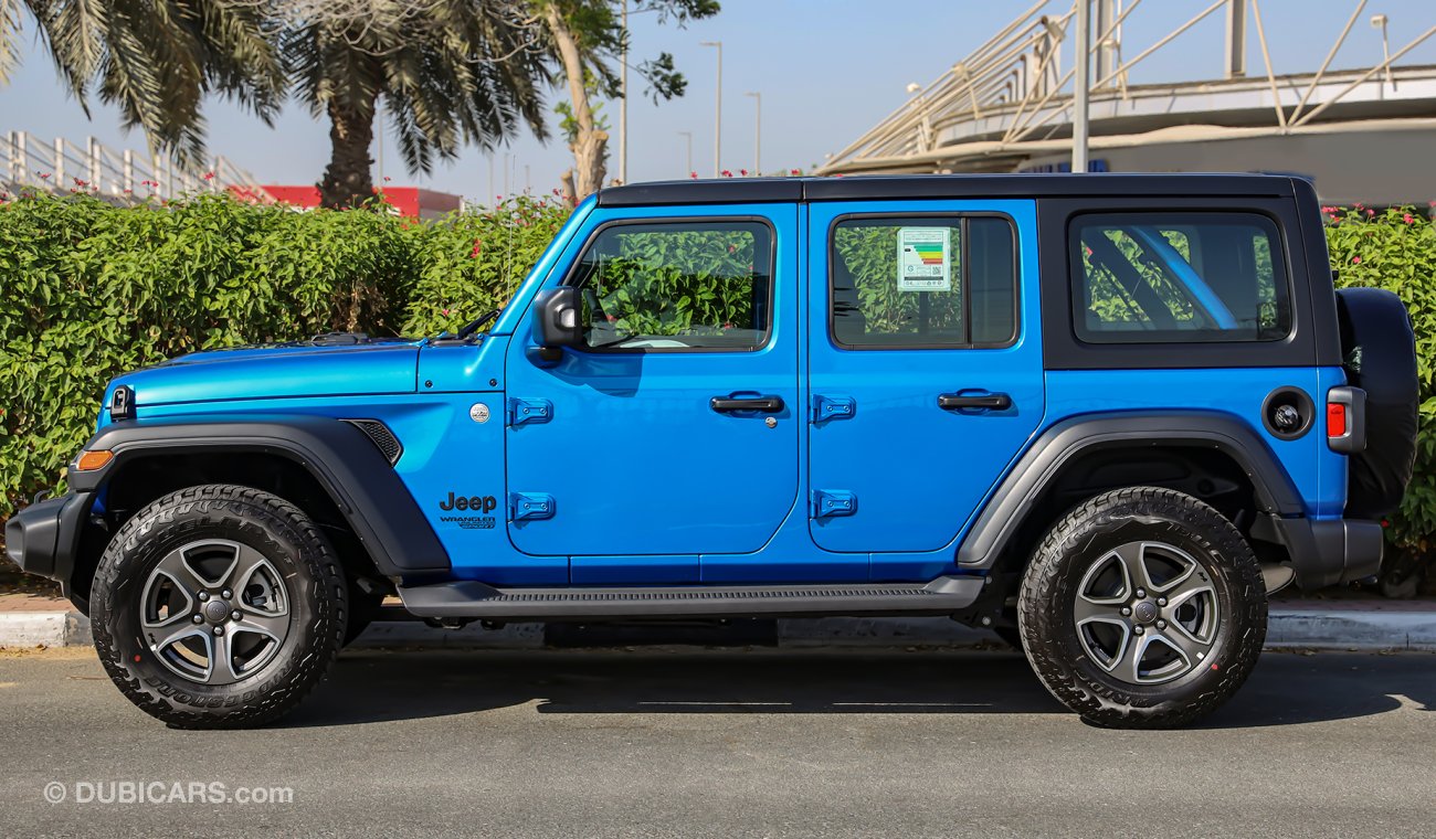 Jeep Wrangler Unlimited Sport Plus V6 3.6L , GCC , 2022 , 0Km , W/3 Yrs or 60K Km WNTY @Official Dealer