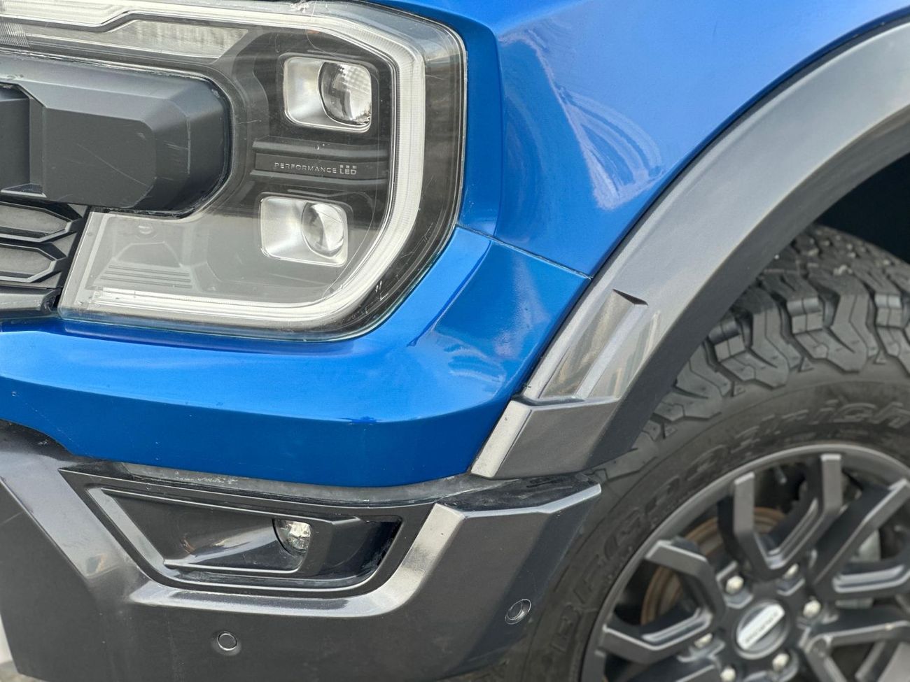 Ford Ranger Raptor Ford Rapter 2023 RHD blue colour with black interior Petro engine