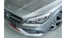 مرسيدس بنز CLA 250 2018 Mercedes-Benz CLA 250 Sport AMG / Mercedes Benz Extended Warranty & Service Contract