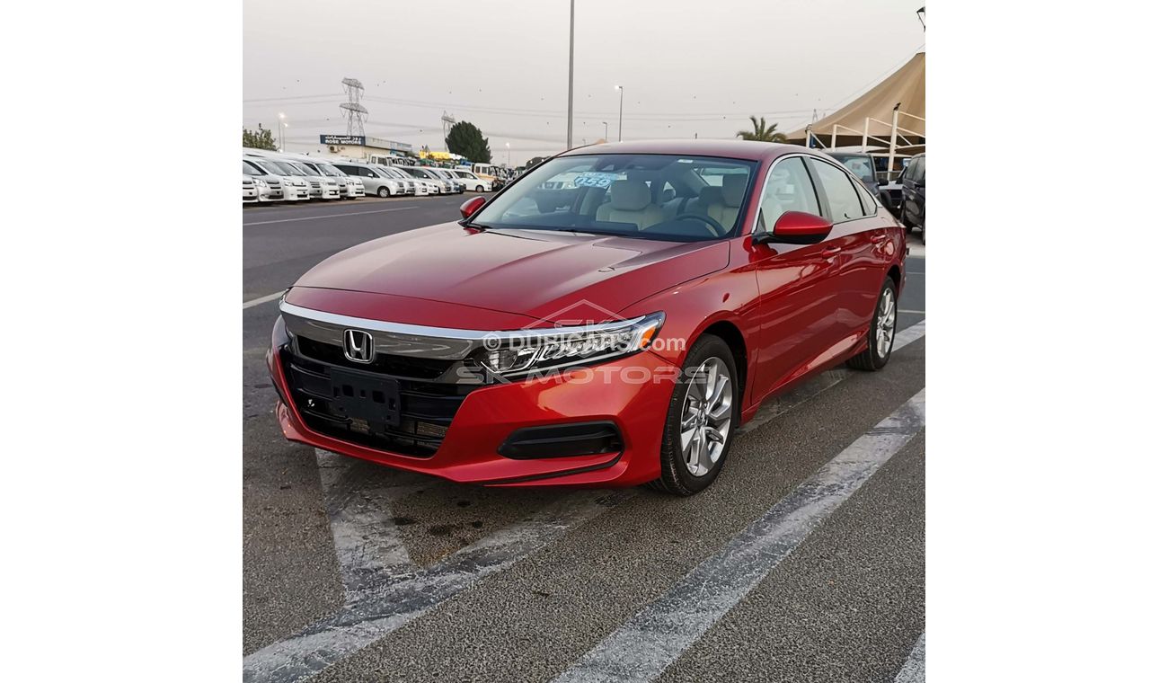 Honda Accord 1.5L V4 Petrol, FULL OPTION 2018 RED ( LOT # 772)
