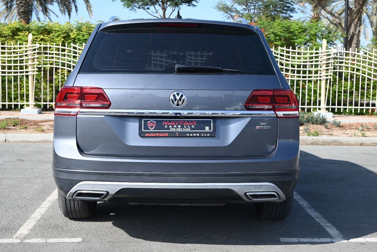 Volkswagen Teramont Trendline 3.6L - 0% DP - GCC SPECS - VOLKSWAGEN TERAMONT 4WD - FIRST OWNER