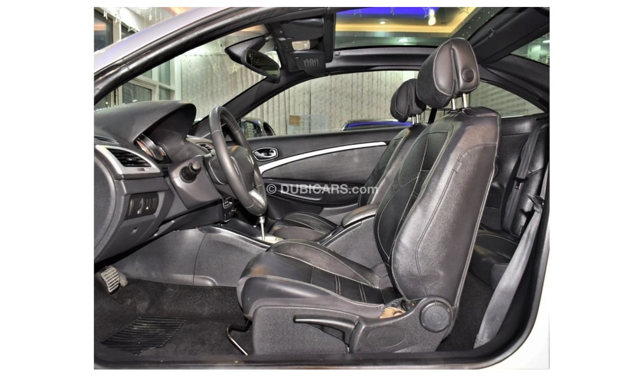 Renault Megane VERY LOW MILEAGE! Renault Megane Convertible 2012 Model!! in White Color! GCC Specs