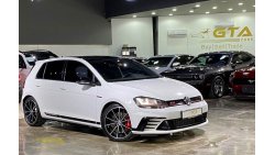 فولكس واجن جولف 2016 Volkswagen GTI Clubsport, VW Warranty, Full Service History, GCC, Low Kms