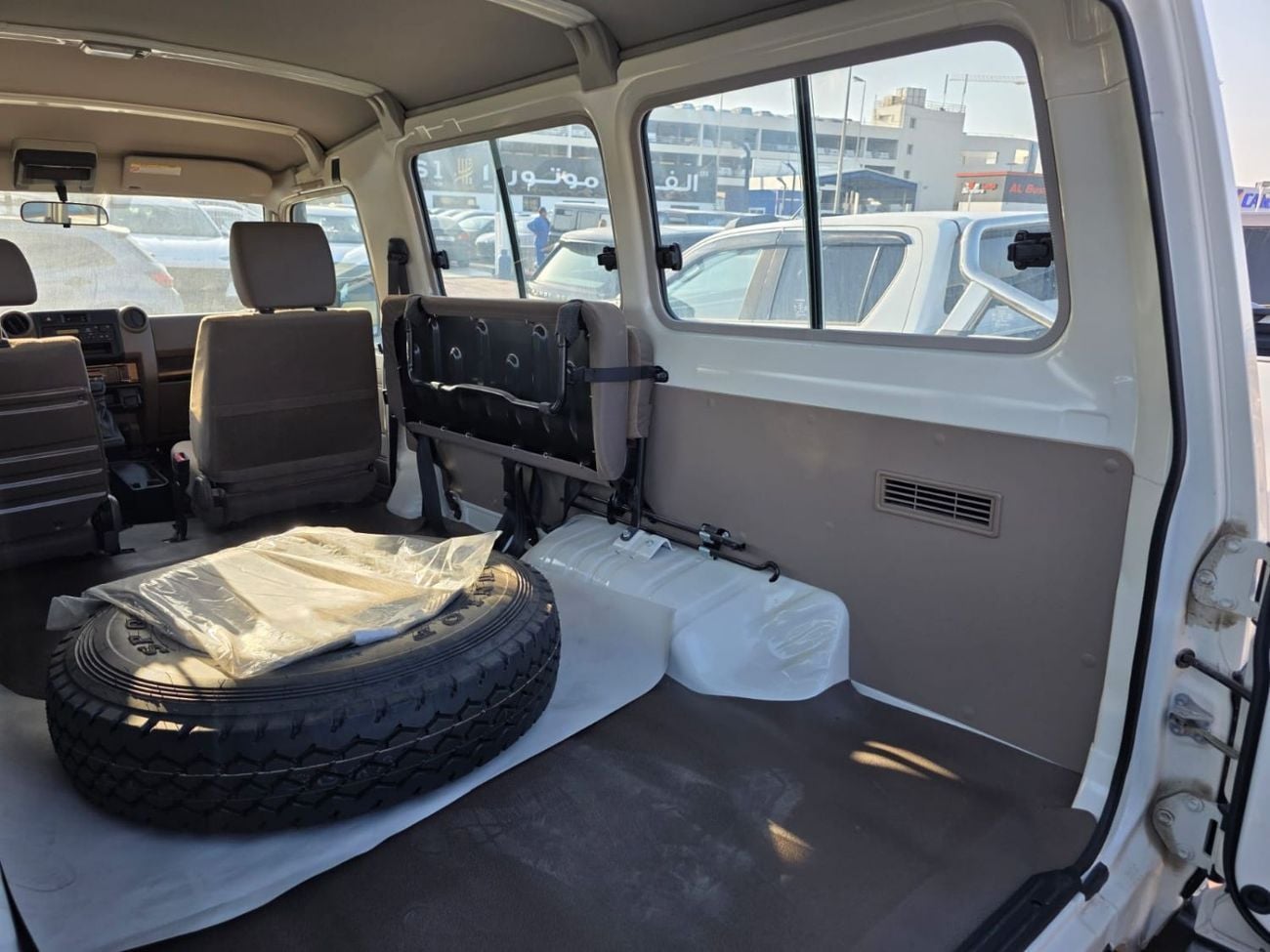 Toyota Land Cruiser DLX Diesel 2.8 liter ,Automatic gear ,Manual  Windows ,Left Hand Drive