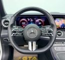 مرسيدس بنز E 450 STD 2021 Mercedes-Benz E450 Cabriolet, 1 Year Unlimited Km Warranty, Excellent Condition
