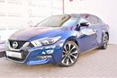 Nissan Maxima 3.5L SR V6 2018 GCC DEALER WARRANTY RAMADAN OFFER 1YR / 20K SERVICE CONTRACT