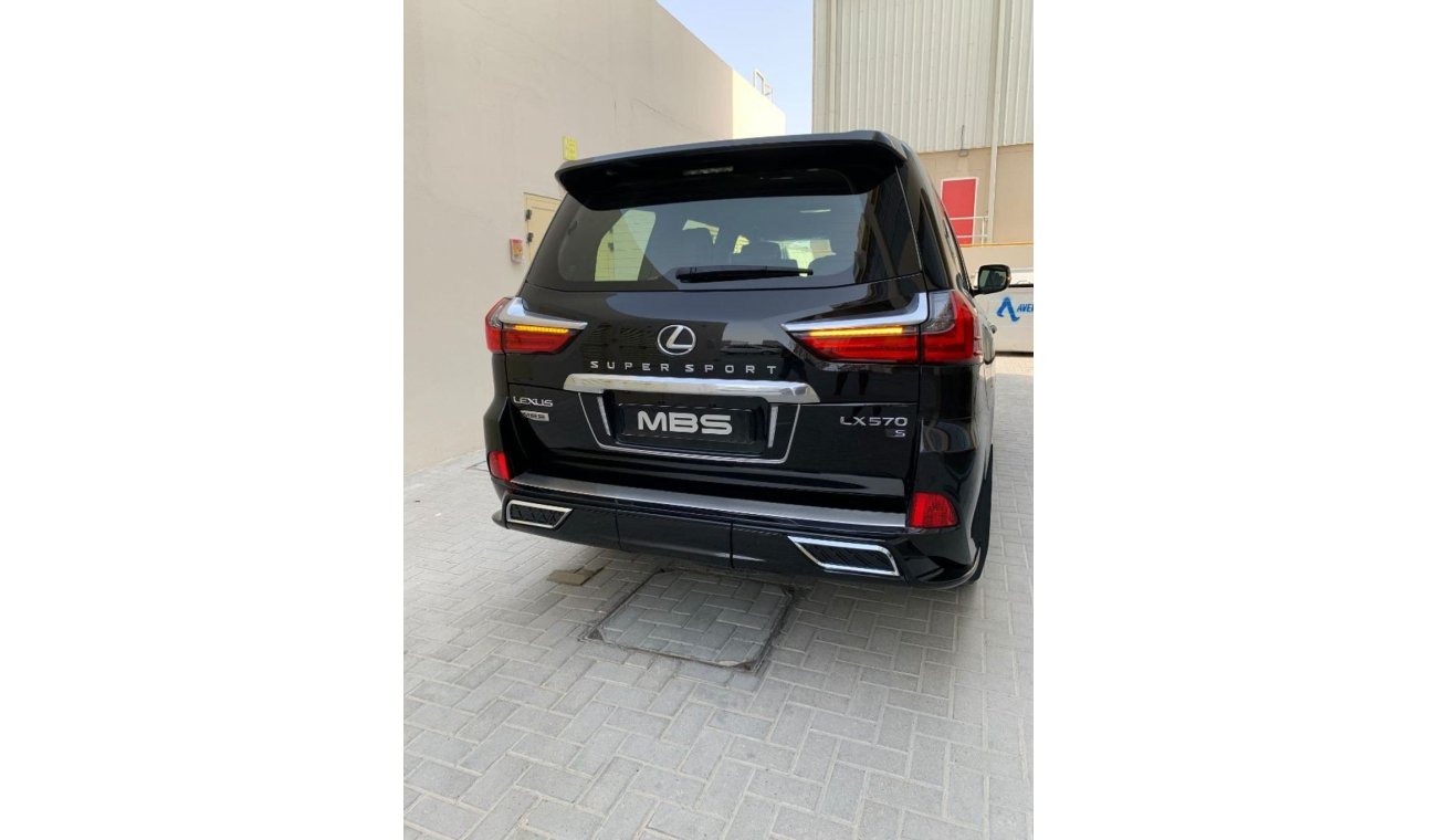 لكزس LX 570 Super Sport 5.7L Petrol Full Option with MBS Autobiography Massage Seat