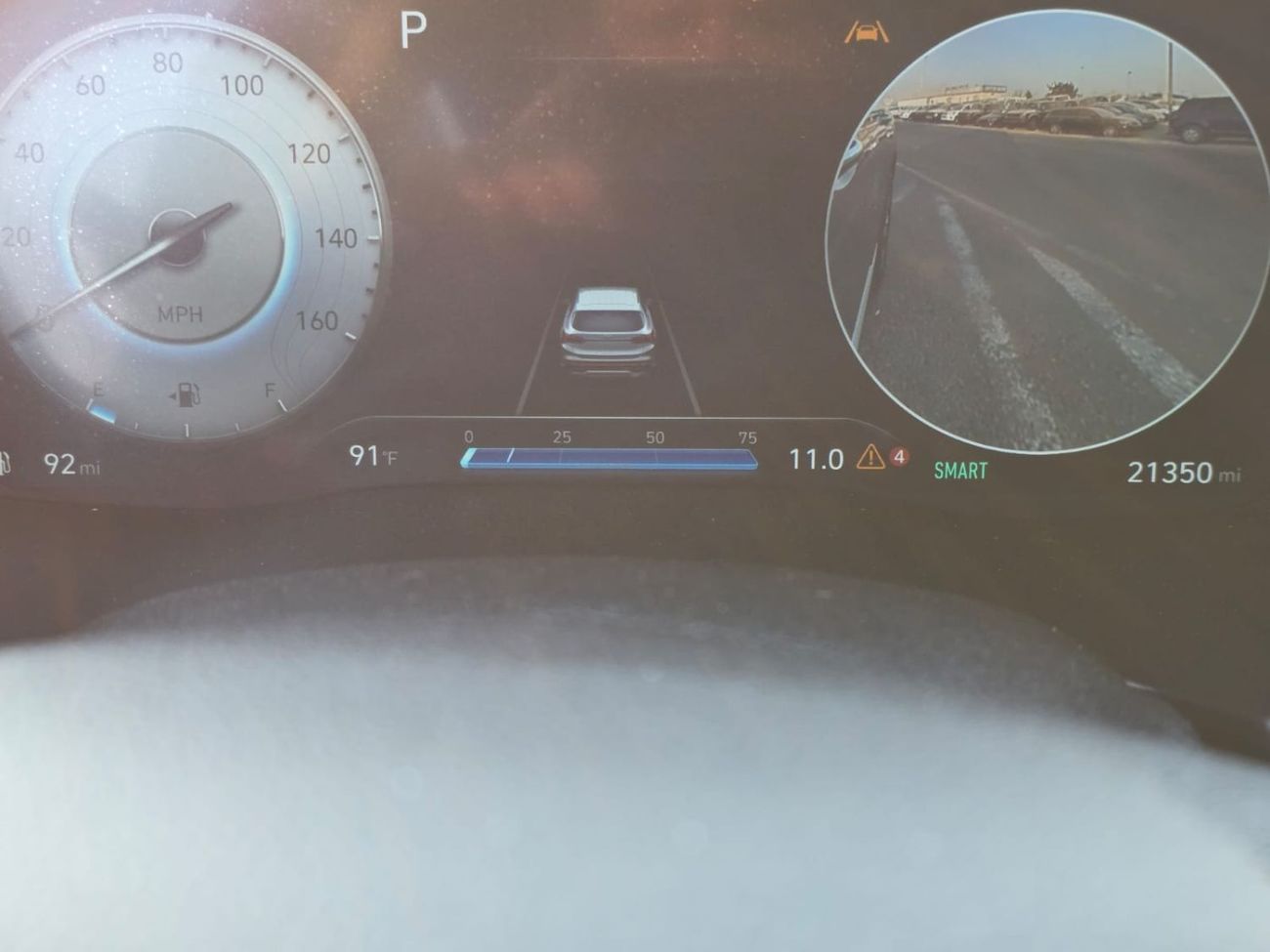 Hyundai Santa Fe limited 1.6T hybrid engine Panoramic roof and 360 camera