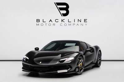 فيراري 296 GTB GTB BUY NOW, PAY 2027 | THE BLACKLINE STANDARD | Warranty, Ferrari Service Contract, Low KMs, GCC