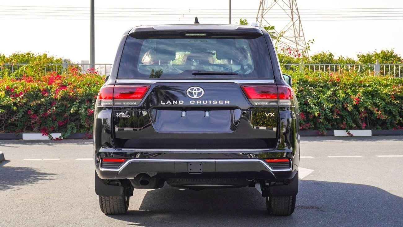 Toyota Land Cruiser ECT0077 - Toyota Land Cruiser 300 VX - 3.5L Petrol Auto GCC Black/Black