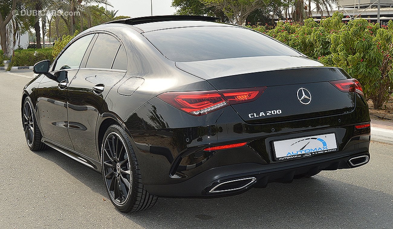 Mercedes-Benz CLA 200 AMG 2020, GCC, 0km, with 2 Years Unlimited Mileage Warranty + 60,000km Service at EMC