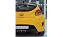 Hyundai Veloster EXCELLENT DEAL for our Hyundai Veloster 2016 Model!! in Yellow Color! GCC Specs