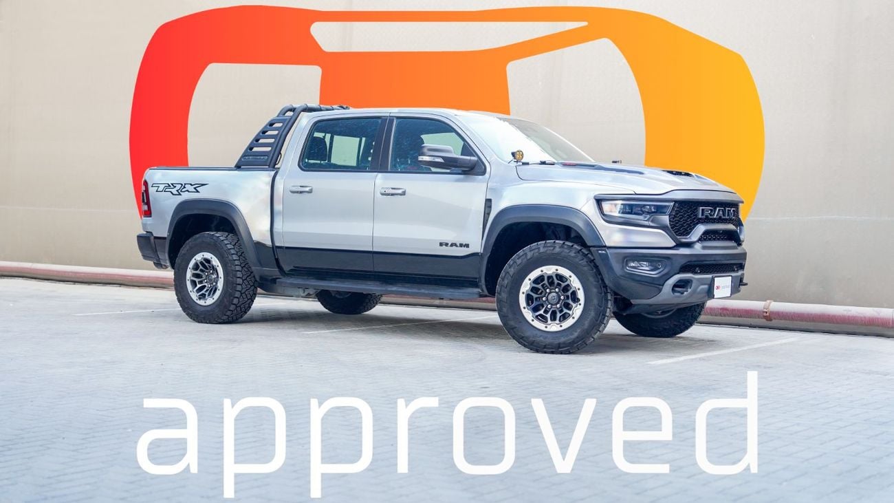 رام 1500 TRX Crew Cab 6.2L | AED 5,301 PM | Warranty March 2027 | GCC