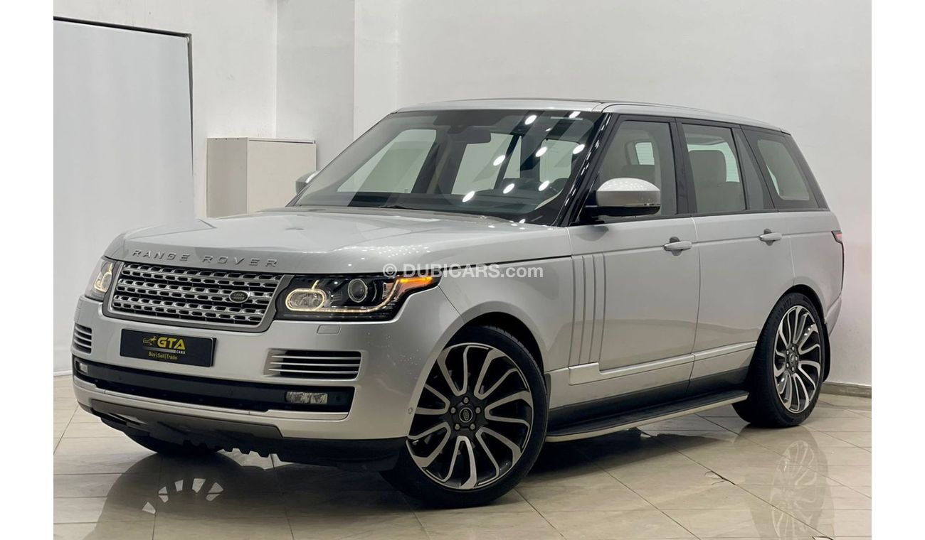 Land Rover Range Rover 2014 Range Rover Vogue SE Supercharged, Range Rover Service History, GCC