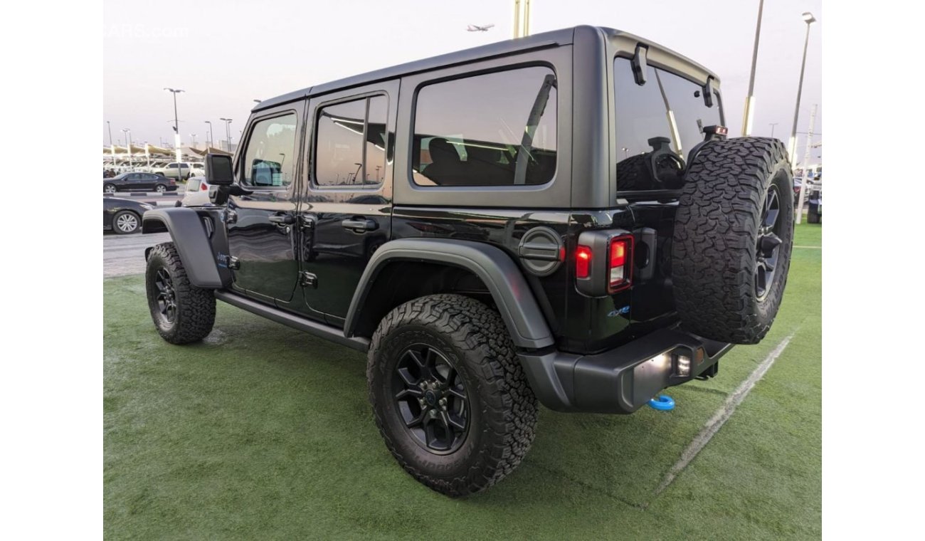 جيب رانجلر JEEP WRANGLER 2024 HYBRID 4/4 WILLYS  ALSO CHARGING WIRES AVALIBLE CAR IS CLEAN SAME LIKE  NEW ZERO