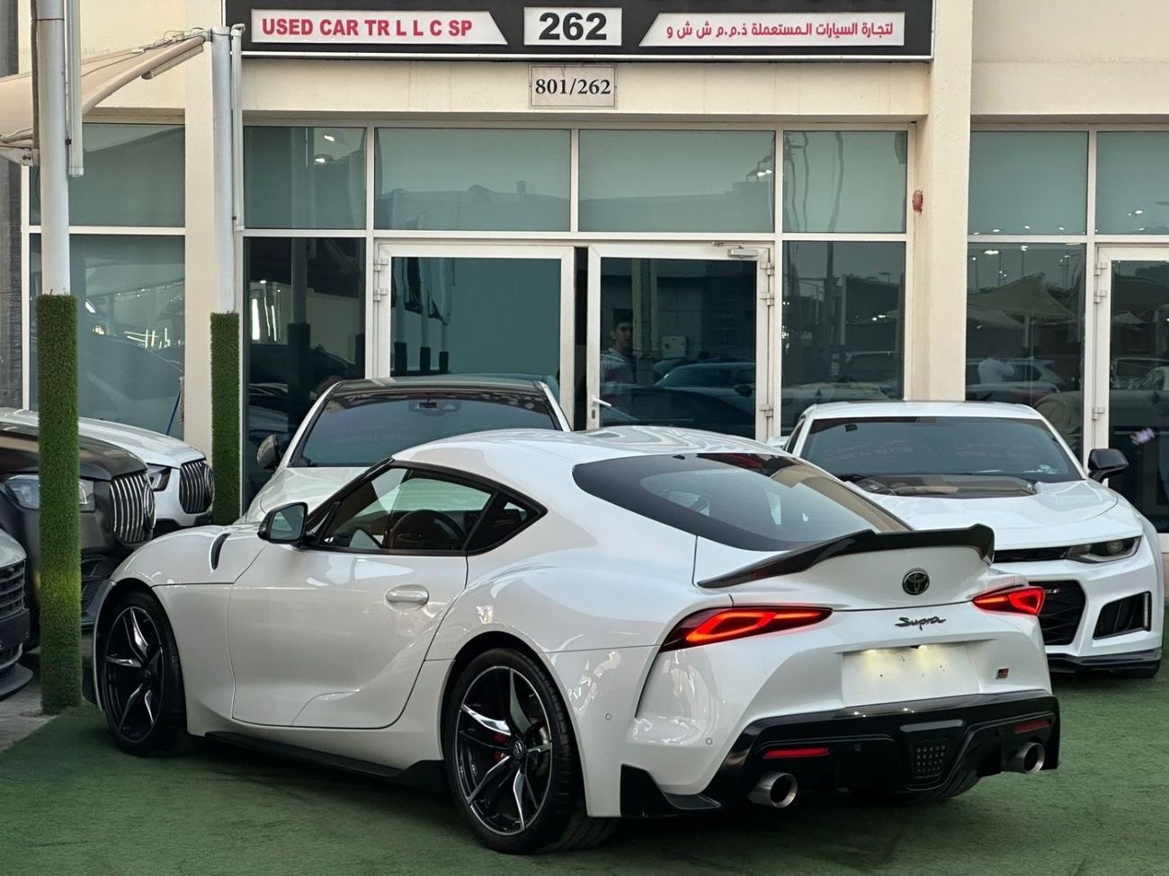 تويوتا سوبرا ‎تويوتا سوبرا جي ار خليجي 2022 ‎تشييكات الوكالة  ‎صبغ وكالة بحالة الوكالة V6 ‎فل اوبشن فل كاربن فايب