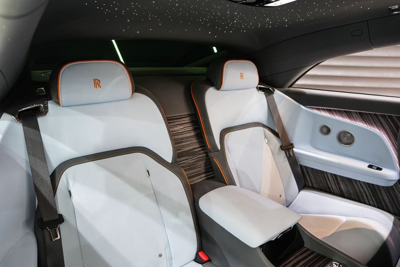 رولز رويس سبيكتر Mansory, Forged Carbon, Bespoke Audio, Starlight, Illuminated Grille, Canadel Paneling!!